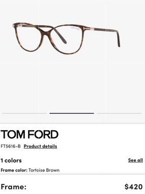 Tom Ford Tortoise Brown Women's Optical Glasses